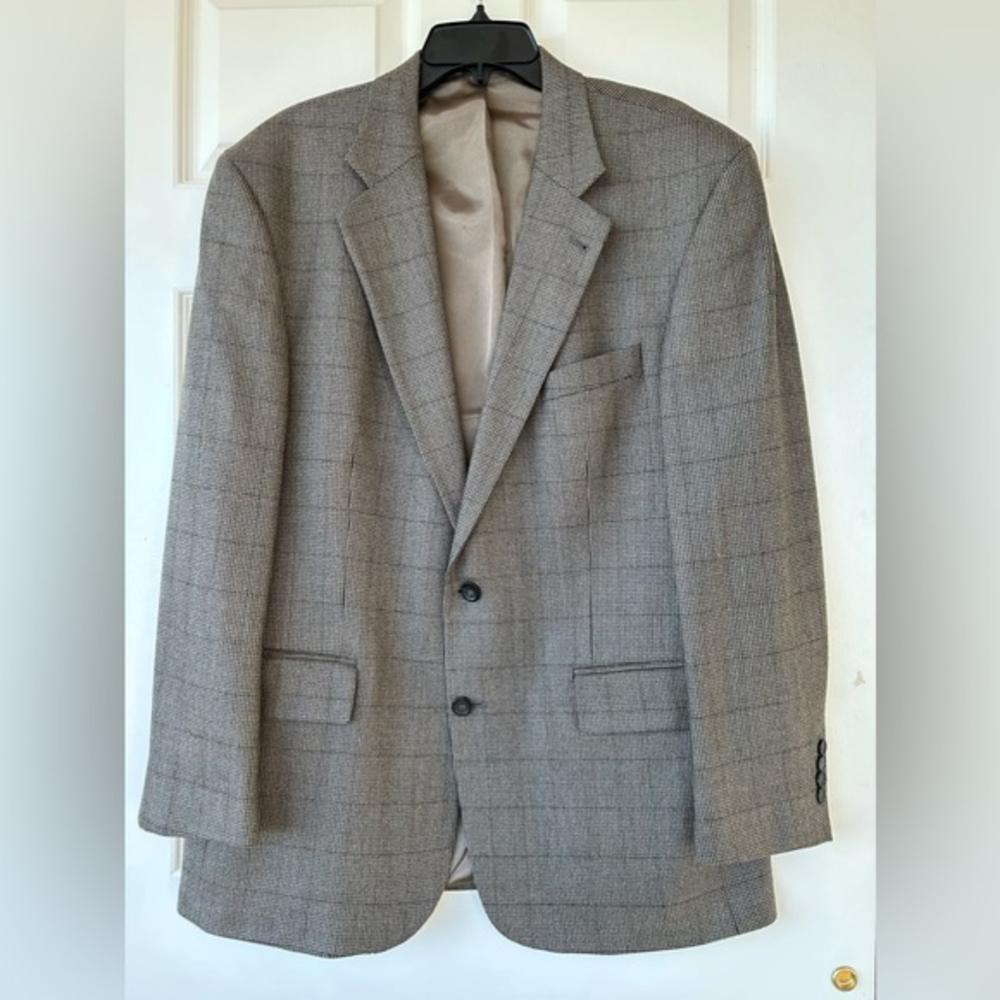 Oscar de la‎ Renta Sports Coat Lambswool/Cashmere Blend 44R